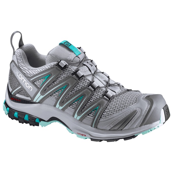 Salomon XA PRO 3D W Zapatillas Trail Running Mujer - Plateadas - Colombia (32174-KNOY)